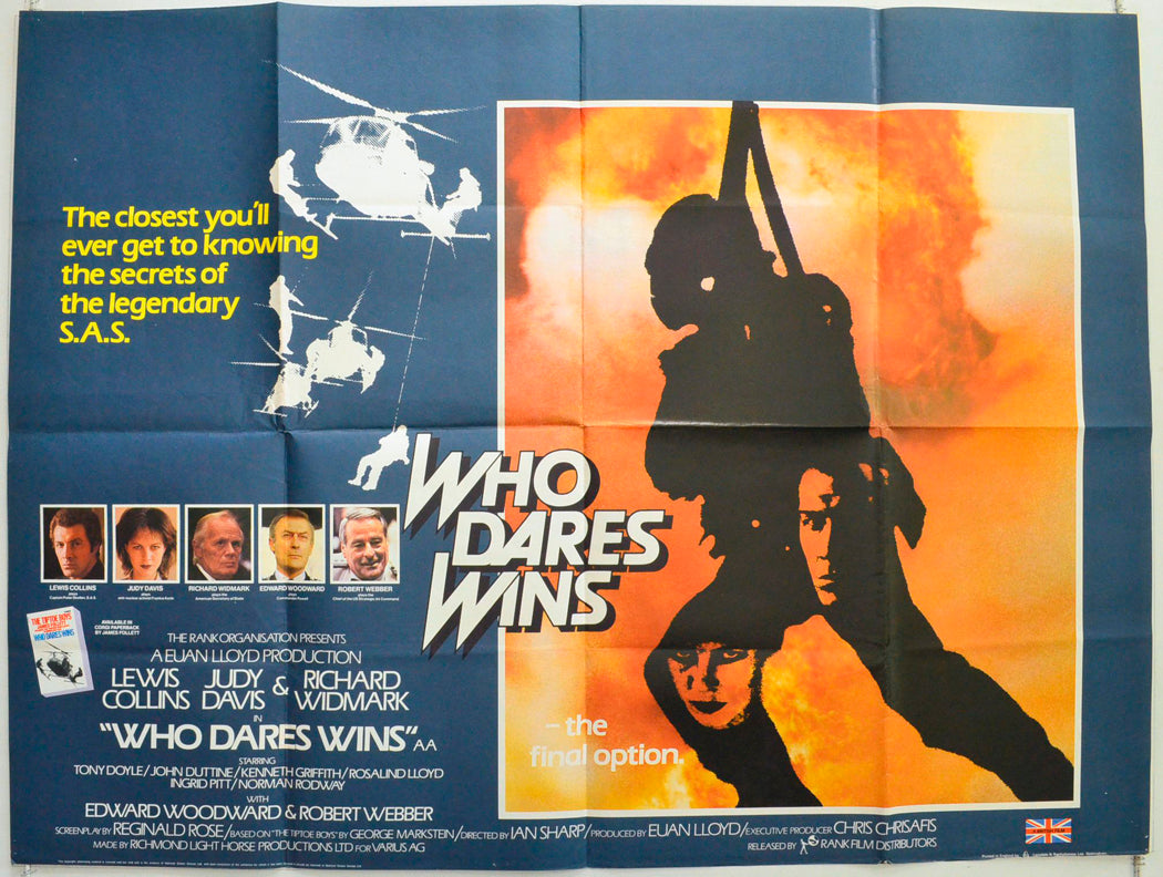 Who Dares Wins Original British Quad Poster - Film Poster - Movie Poster 