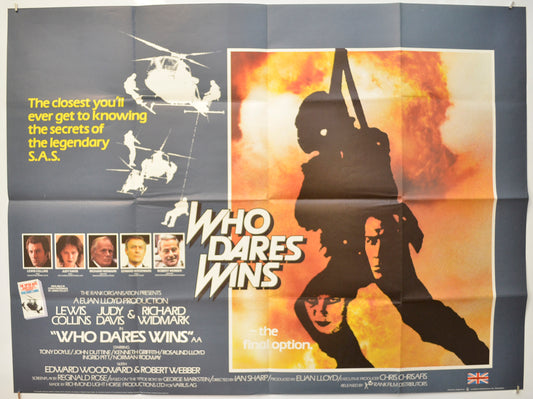 Who Dares Wins Original Quad Poster - Film Poster - Movie Poster