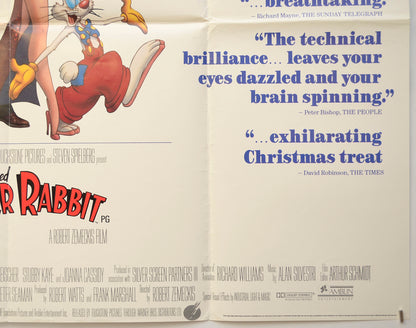 WHO FRAMED ROGER RABBIT (Bottom Right) Cinema Quad Movie Poster 