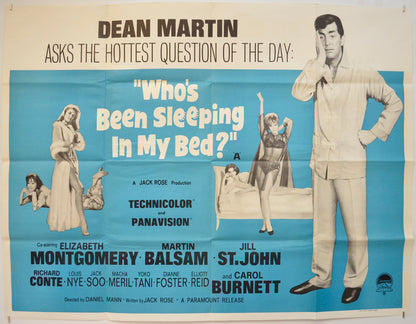 Who's Been Sleeping In My Bed?  Original Quad Poster - Film Poster - Movie Poster