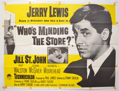 Who’s Minding The Store? Original Quad Poster - Film Poster - Movie Poster