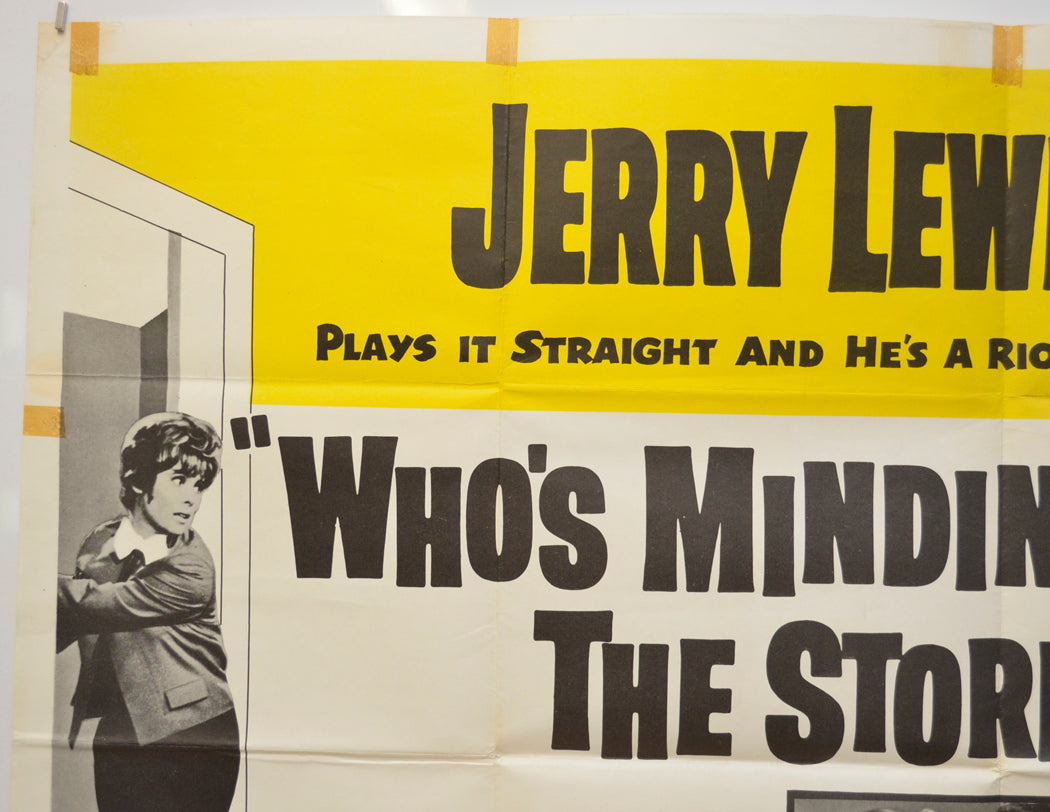 WHO’S MINDING THE STORE? (Top Left) Cinema Quad Movie Poster 