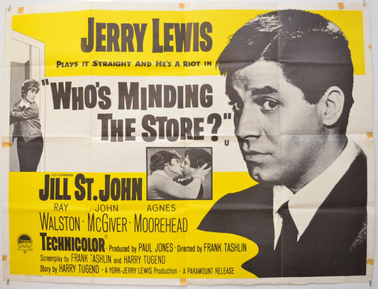 Who’s Minding The Store? Original Quad Poster - Film Poster - Movie Poster