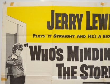 WHO’S MINDING THE STORE? (Top Left) Cinema Quad Movie Poster 