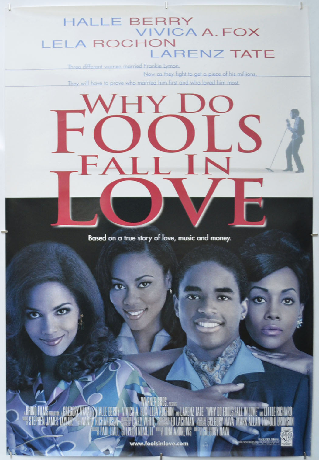 Why Do Fools Fall In Love Original One Sheet Poster - Film Poster - Movie Poster