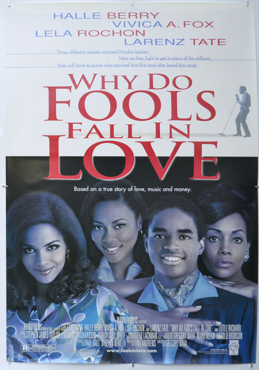 Why Do Fools Fall In Love Original One Sheet Poster - Film Poster - Movie Poster