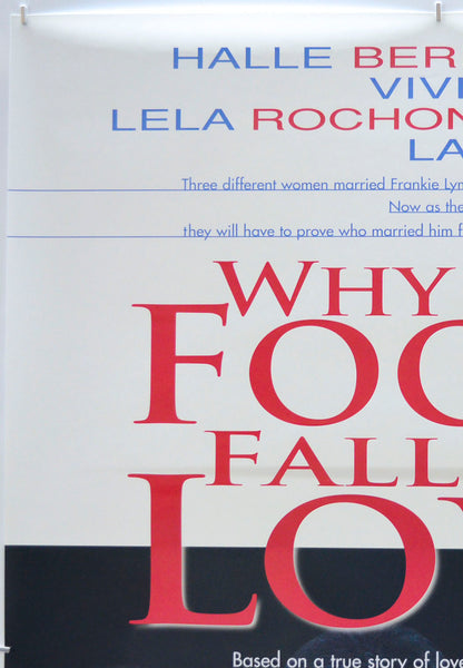 WHY DO FOOLS FALL IN LOVE (Top Left) Cinema One Sheet Movie Poster 