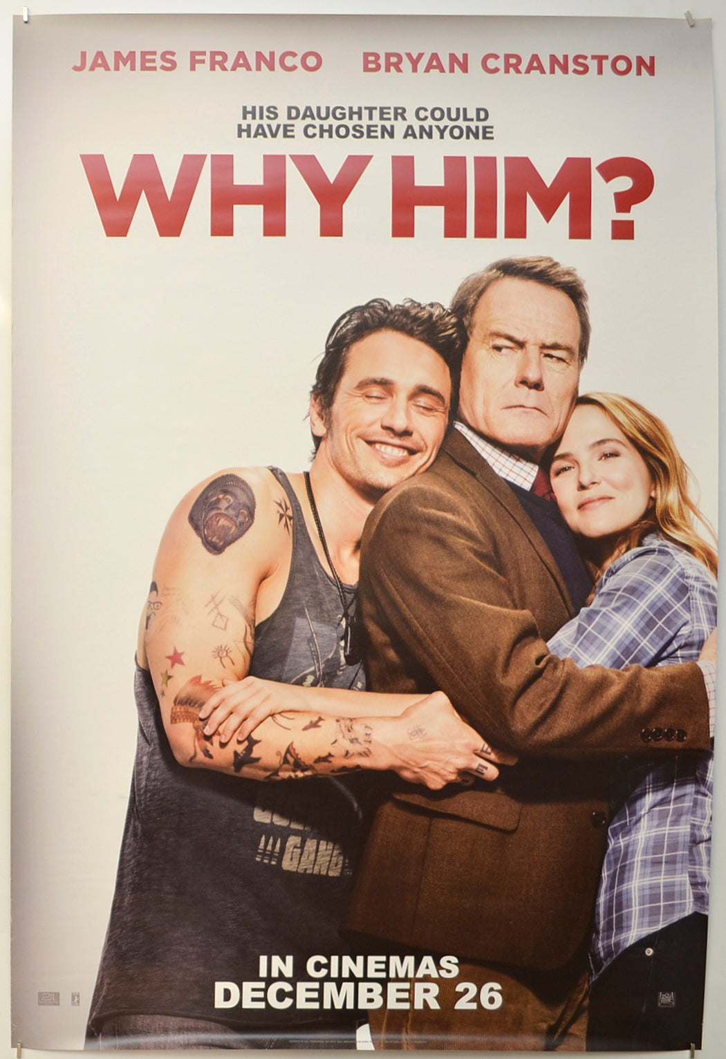 Why Him? Original One Sheet Poster - Film Poster - Movie Poster