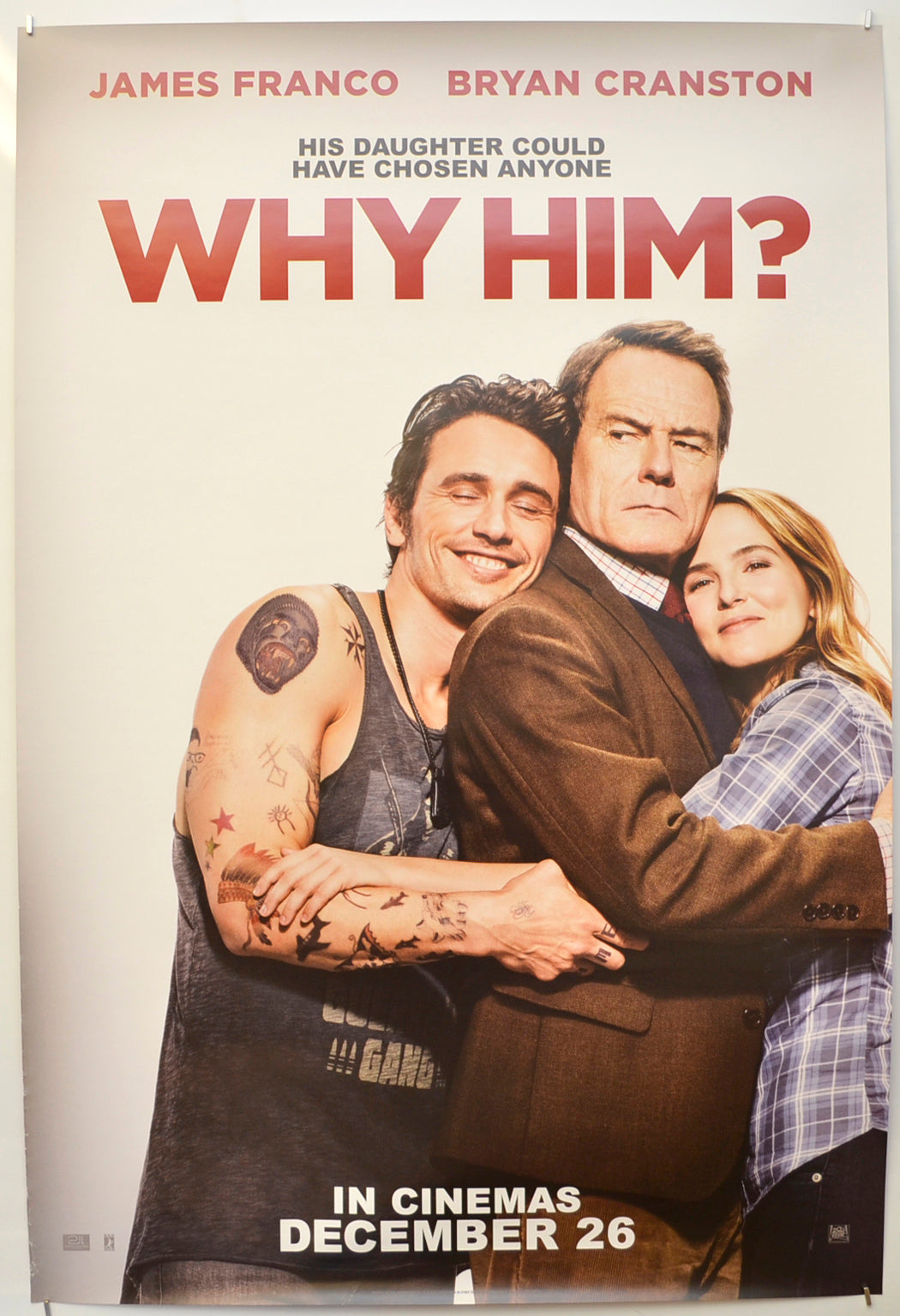 Why Him? Original One Sheet Poster - Film Poster - Movie Poster