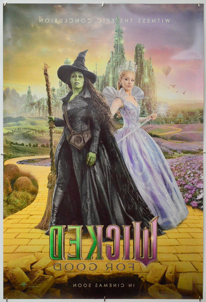Wicked: For Good (Back) Cinema One Sheet Movie Poster 