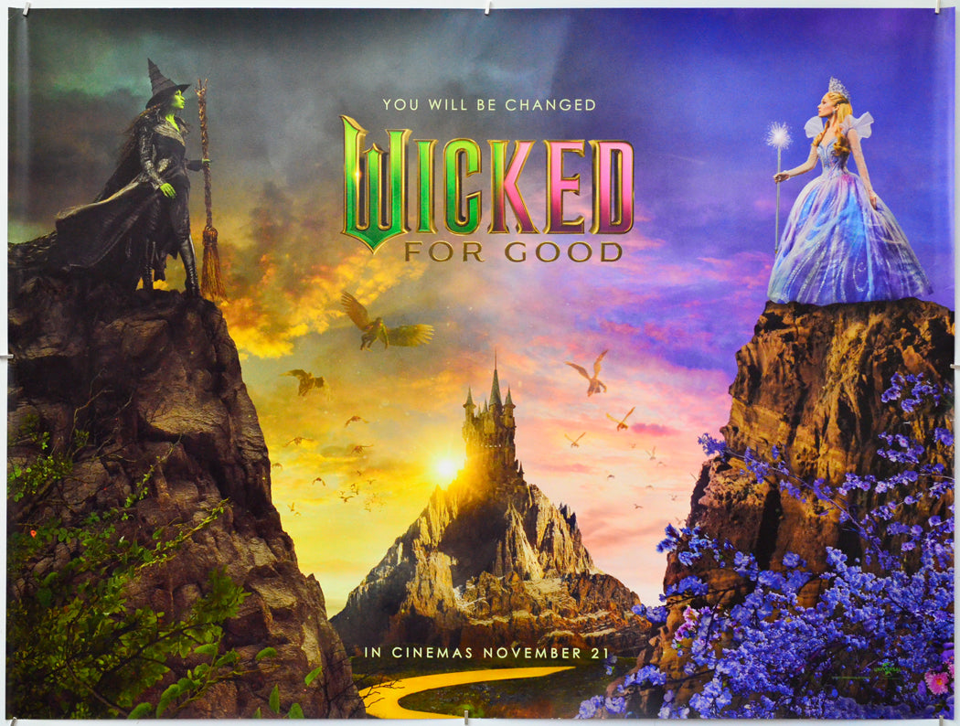 Wicked: For Good - Original Quad Poster - Film Poster - Movie Poster