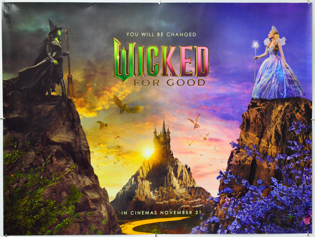 Wicked: For Good - Original Quad Poster - Film Poster - Movie Poster