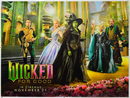 Wicked: For Good - Original Quad Poster - Film Poster - Movie Poster