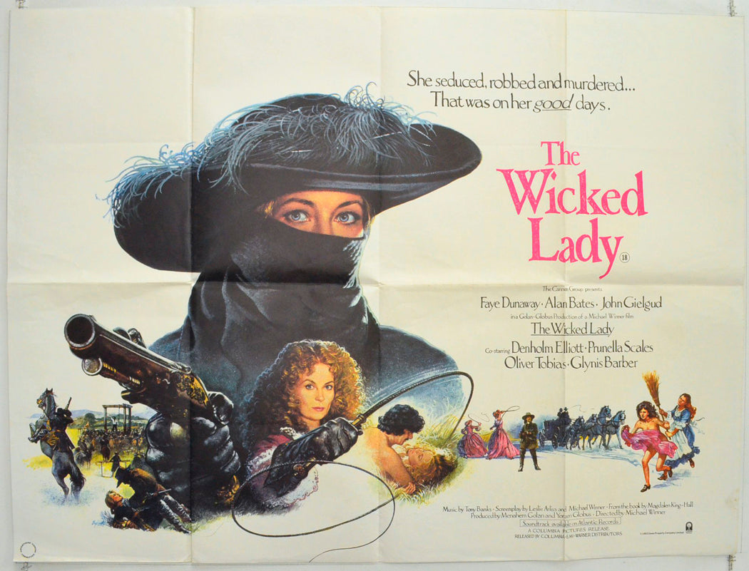 The Wicked Lady Original British Quad Poster - Film Poster - Movie Poster 