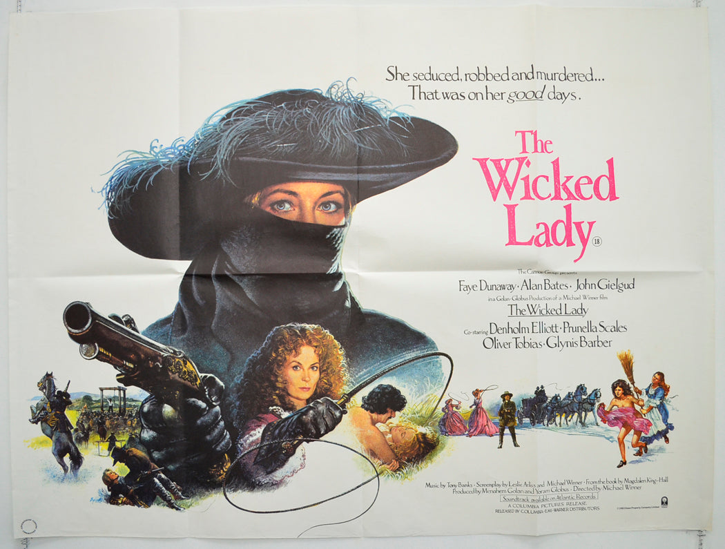 The Wicked Lady Original Quad Poster - Film Poster - Movie Poster  