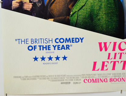 Wicked Little Letters (Bottom Left) Cinema Quad Movie Poster 