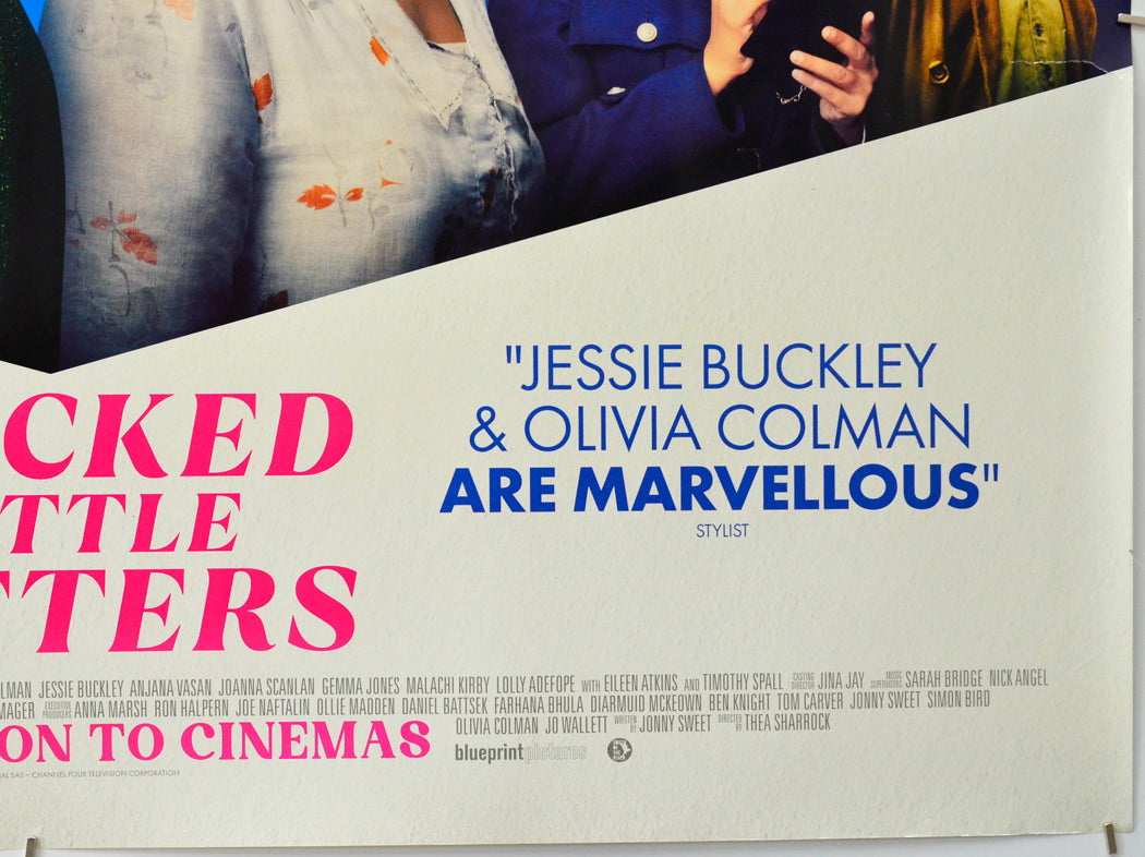 Wicked Little Letters (Bottom Right) Cinema Quad Movie Poster 