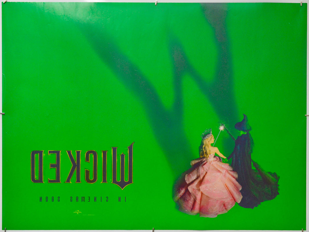 Wicked (Back) Cinema Quad Movie Poster 