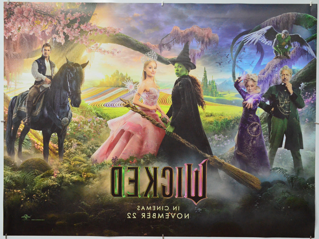 Wicked (Back) Cinema Quad Movie Poster 