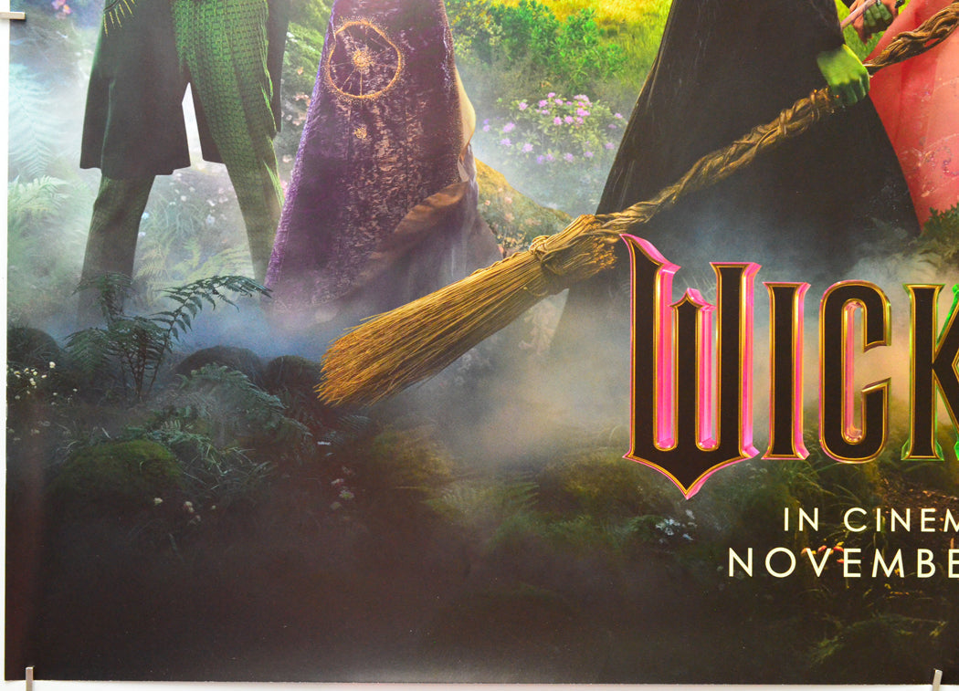 Wicked (Bottom Left) Cinema Quad Movie Poster 