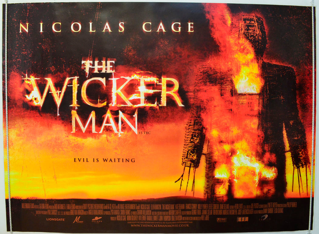 The Wicker Man  Original British Quad Poster - Film Poster - Movie Poster