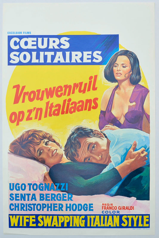 Wife Swapping Italian Style Original Belgian Poster - Film Poster - Movie Poster