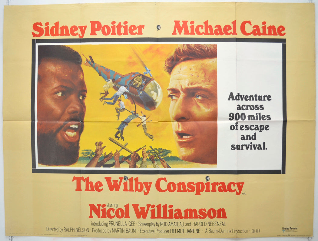 The Wilby Conspiracy Original Quad Poster - Film Poster - Movie Poster  