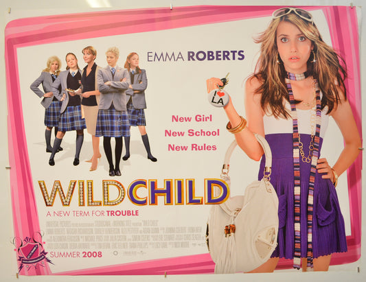 Wild Child  Original Quad Poster - Film Poster - Movie Poster