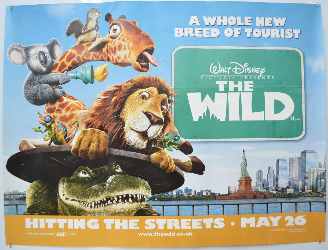 The Wild (Teaser / Advance Version)  Original Quad Poster - Film Poster - Movie Poster