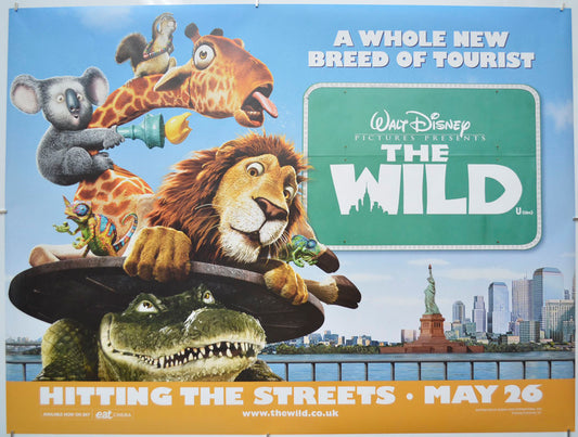 The Wild (Teaser / Advance Version) Original Quad Poster - Film Poster - Movie Poster