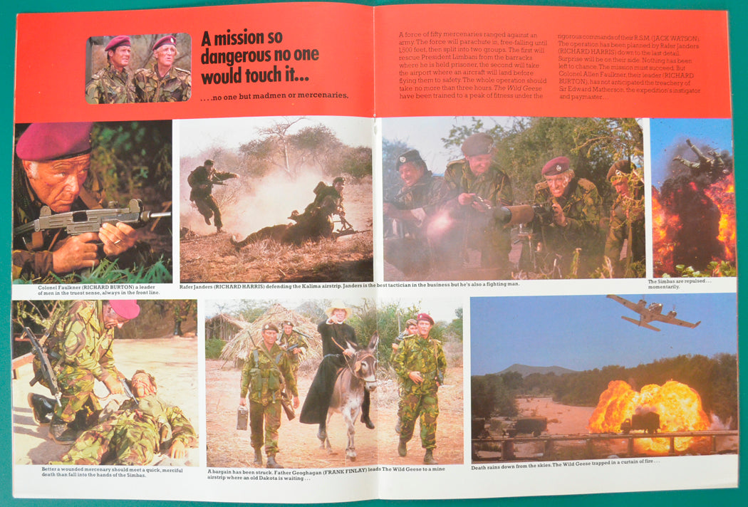 THE WILD GEESE – Original Souvenir Brochure - Inside