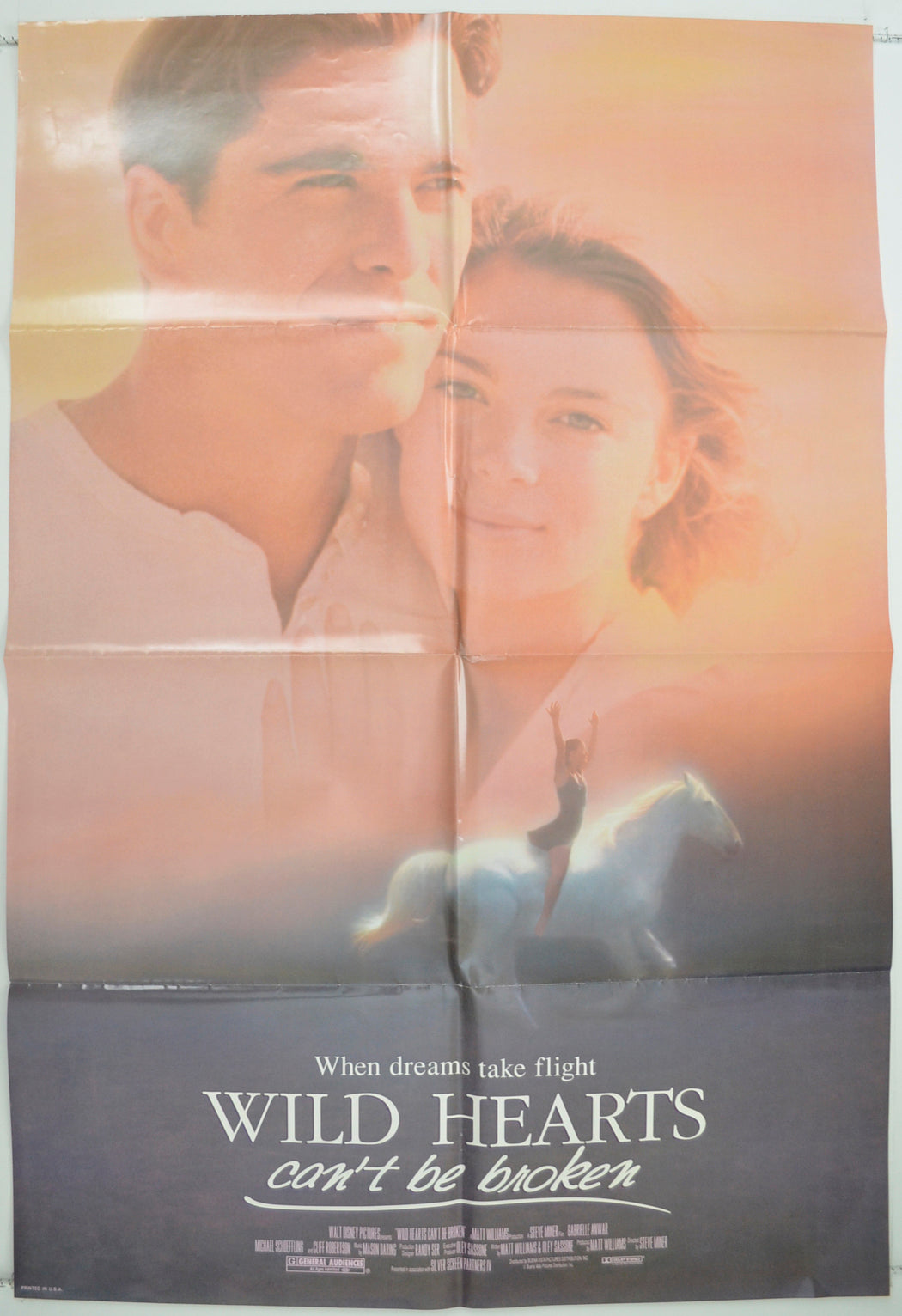 Wild Hearts Can't Be Broken  Original One Sheet Poster - Film Poster - Movie Poster 