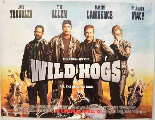 Wild Hogs Original Quad Poster - Film Poster - Movie Poster  