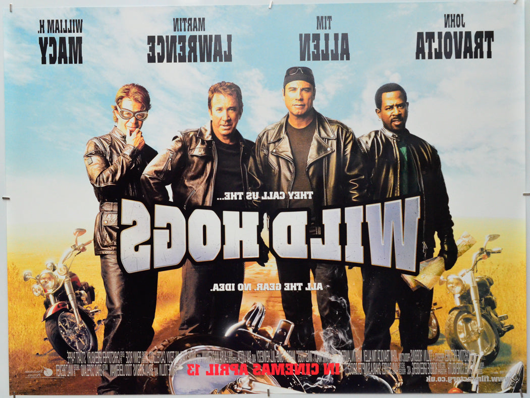Wild Hogs (Back) Cinema Quad Movie Poster 