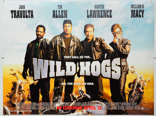 Wild Hogs - Original Quad Poster - Film Poster - Movie Poster