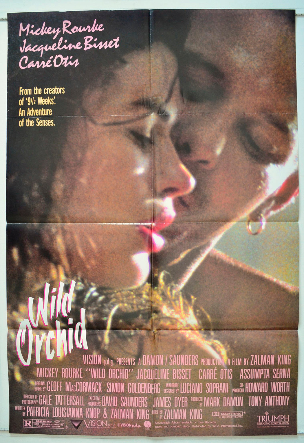 Wild Orchid Original One Sheet Poster - Movie Poster