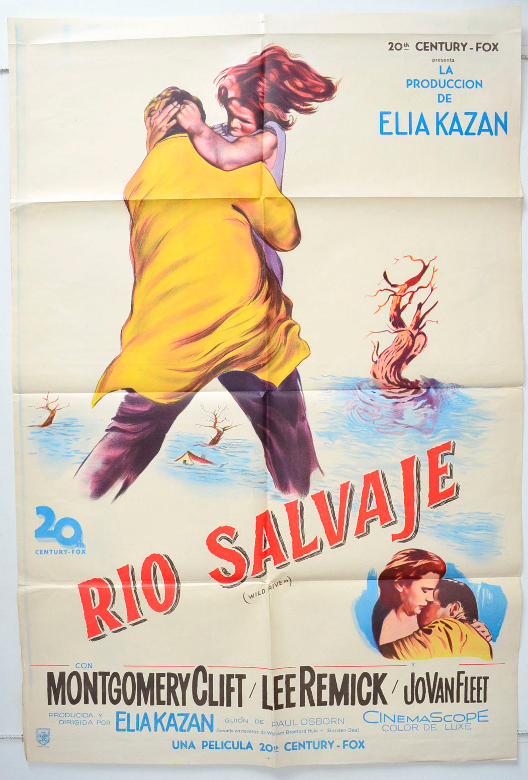 Wild River  (a.k.a. Río salvaje)   Original Argentine One Sheet Poster - Movie Poster