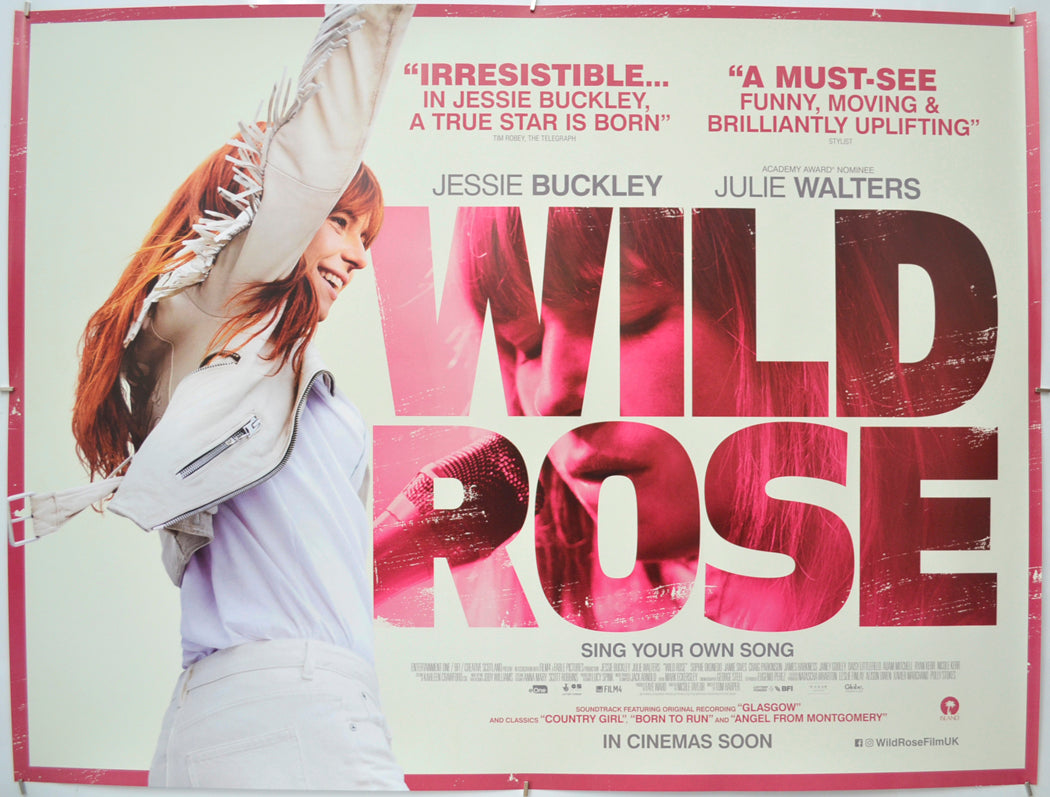 Wild Rose Original Quad Poster - Film Poster - Movie Poster  