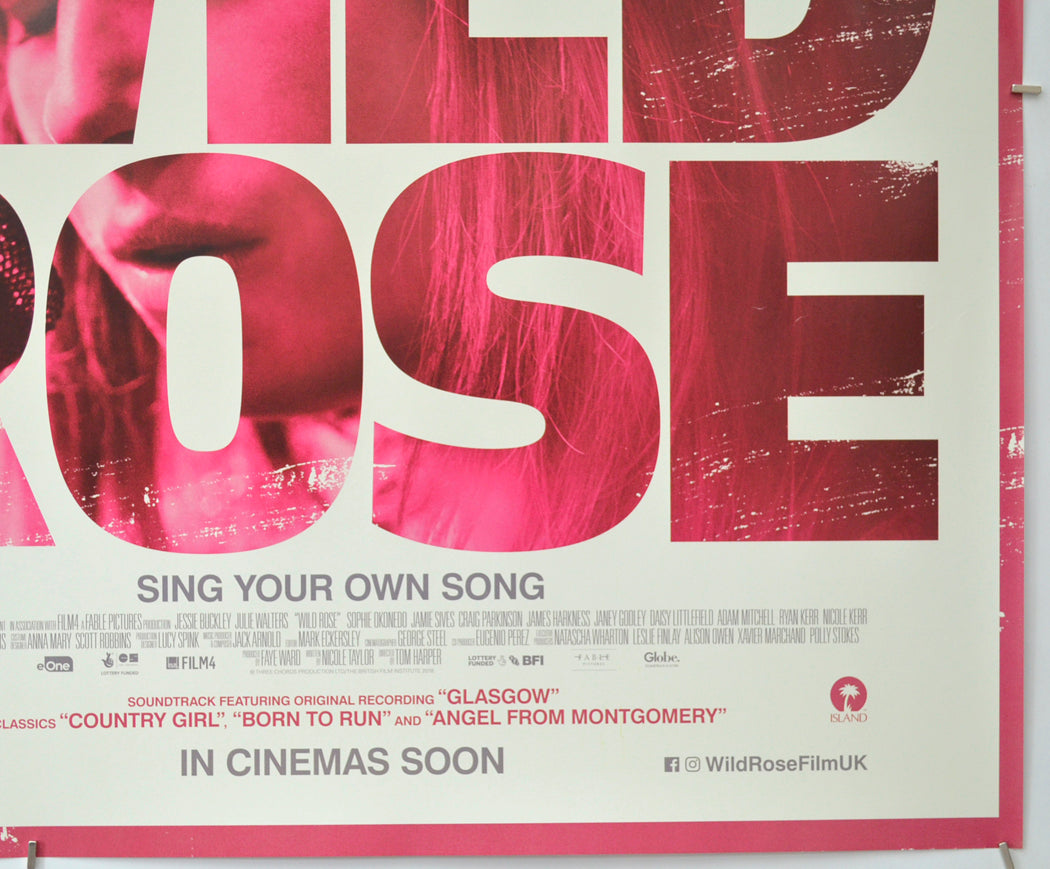 WILD ROSE (Bottom Right) Cinema Quad Movie Poster 