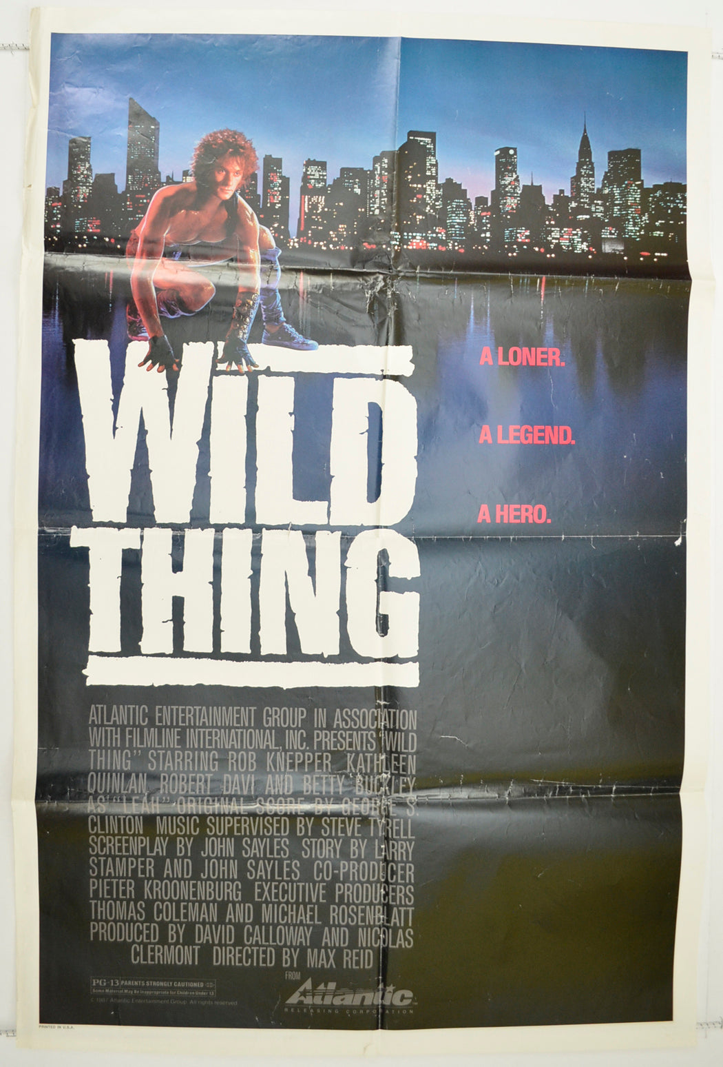 Wild Thing  Original One Sheet Poster - Film Poster - Movie Poster 