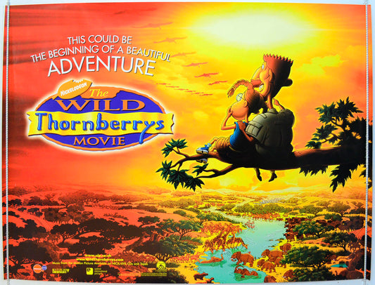 Wild Thornberry's Movie  (Teaser / Advance Version)   Original British Quad Poster - Film Poster - Movie Poster 