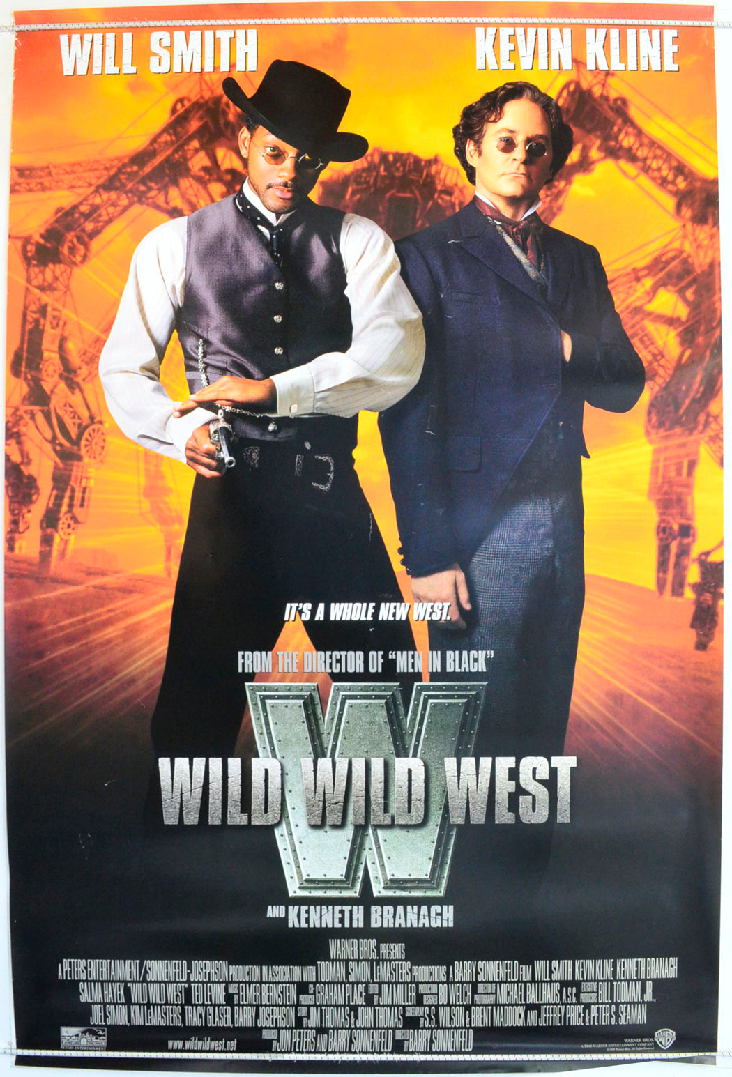 Wild Wild West Original One Sheet Poster - Film Poster - Movie Poster 