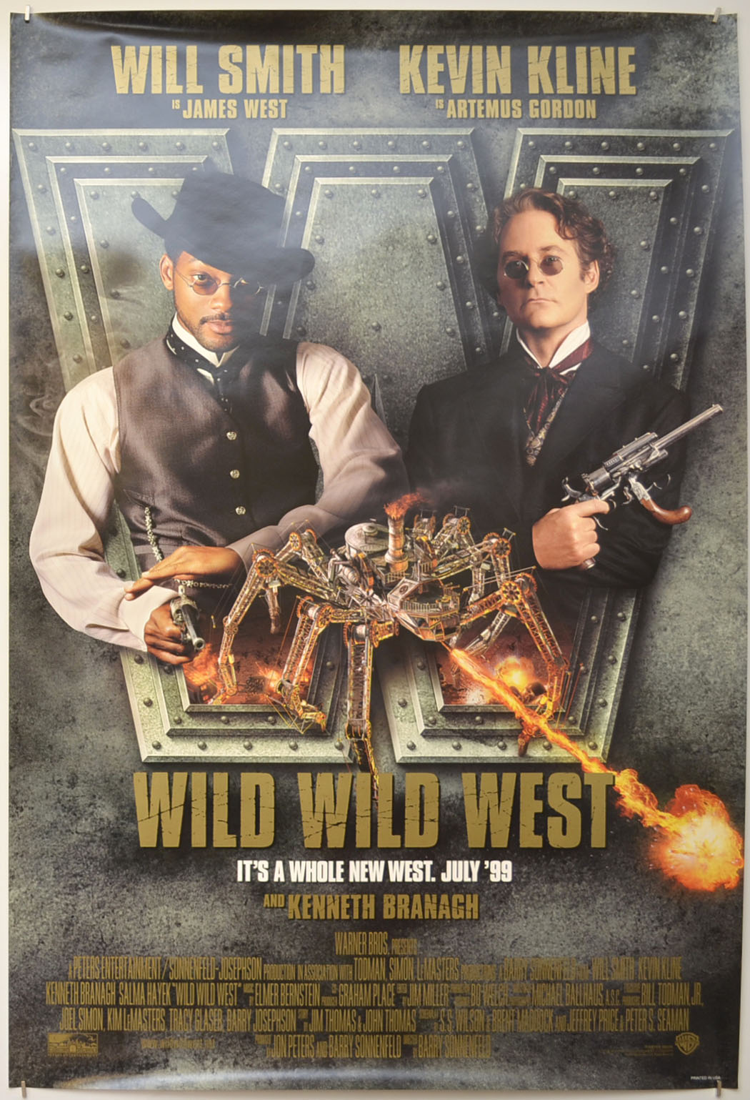 Wild Wild West (Teaser / Advance Version) Original One Sheet Poster - Film Poster - Movie Poster