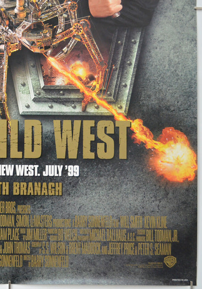 WILD WILD WEST (Bottom Right) Cinema One Sheet Movie Poster 