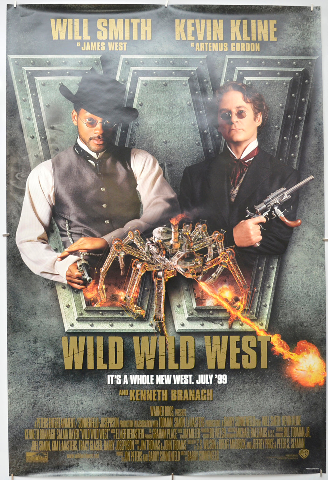 Wild Wild West (Teaser / Advance Version)  Original One Sheet Poster - Film Poster - Movie Poster