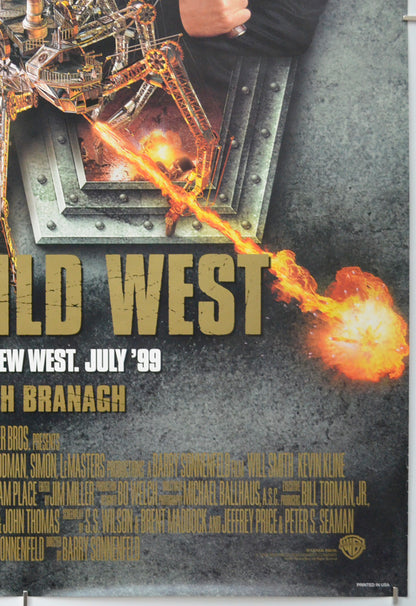 WILD WILD WEST (Bottom Right) Cinema One Sheet Movie Poster 