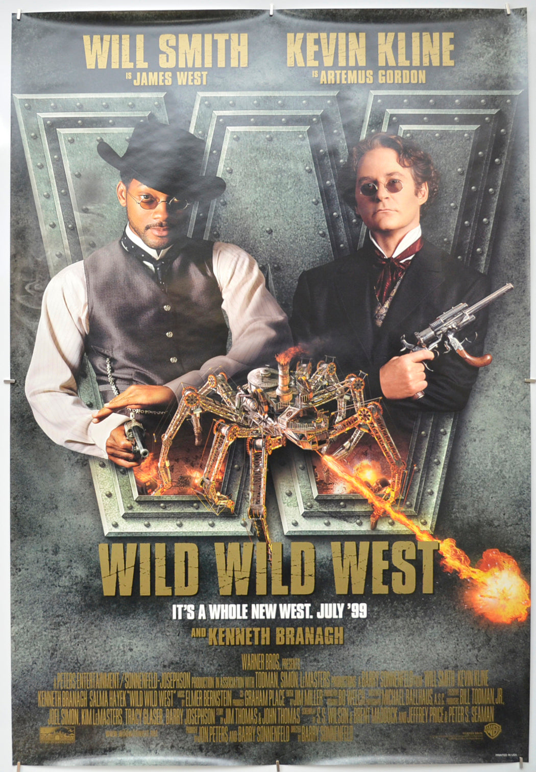 Wild Wild West (Teaser / Advance Version)  Original One Sheet Poster - Film Poster - Movie Poster