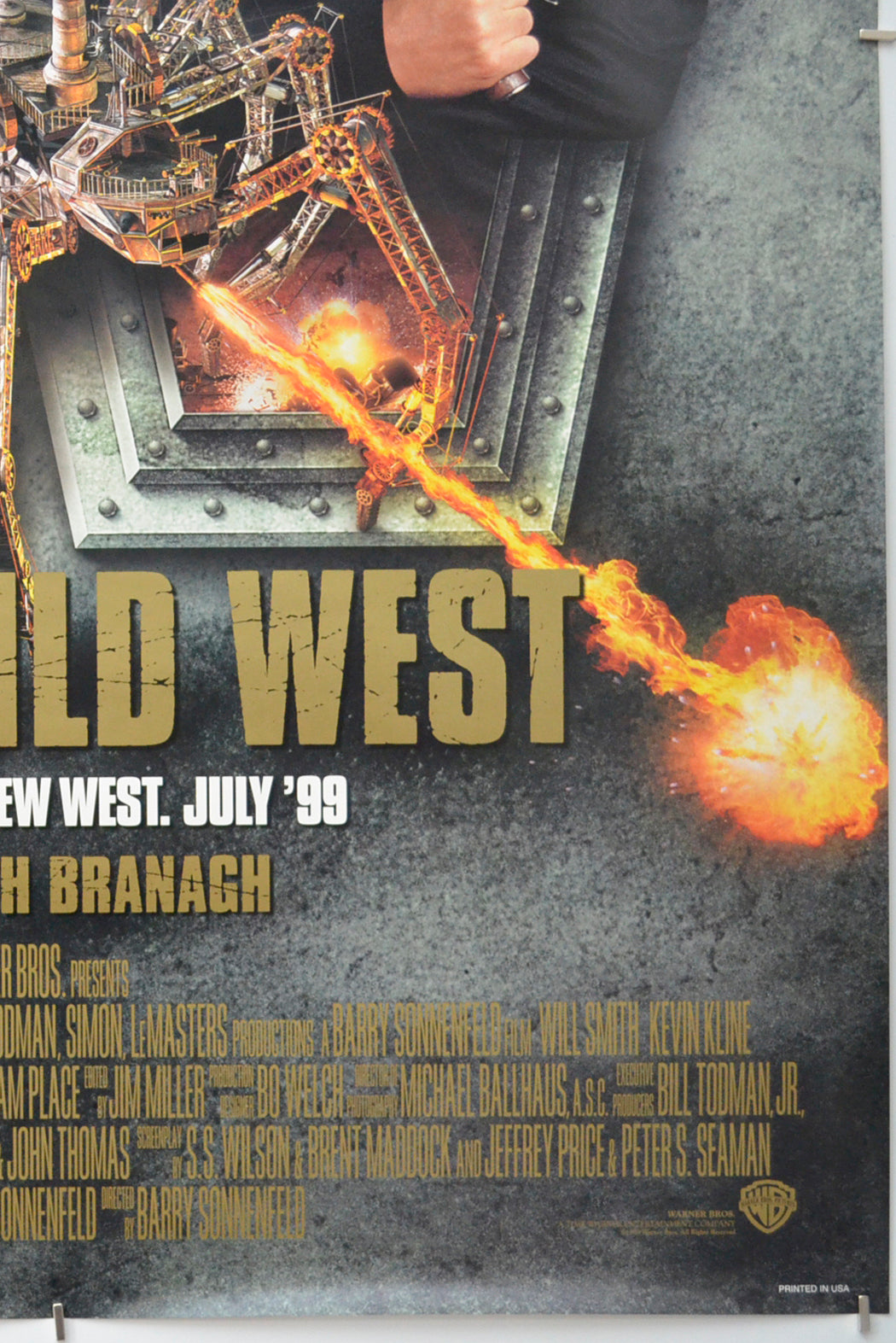 WILD WILD WEST (Bottom Right) Cinema One Sheet Movie Poster 