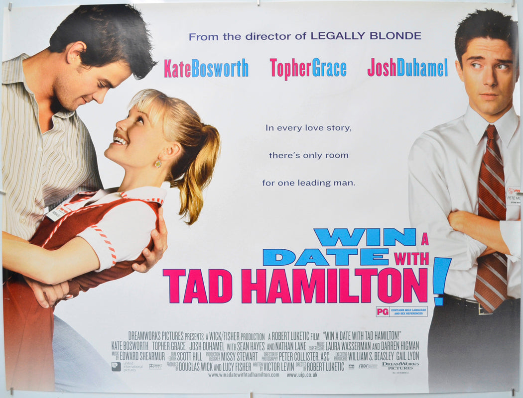 Win A Date With Tad Hamilton - Original Quad Poster - Film Poster - Movie Poster