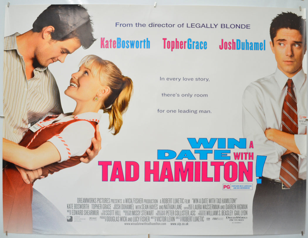 Win A Date With Tad Hamilton - Original Quad Poster - Film Poster - Movie Poster